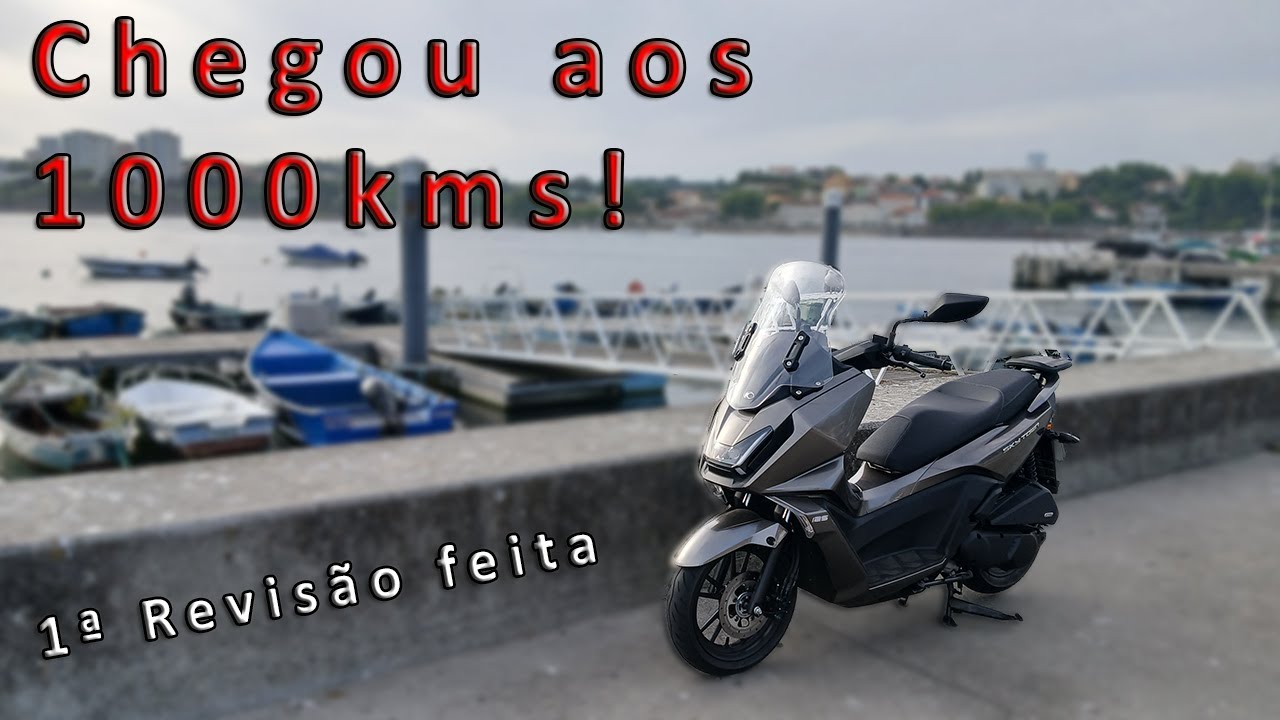 Kymco SkyTown 125 - 1ºRevisão e teste de aceleração (0-100 km/h)