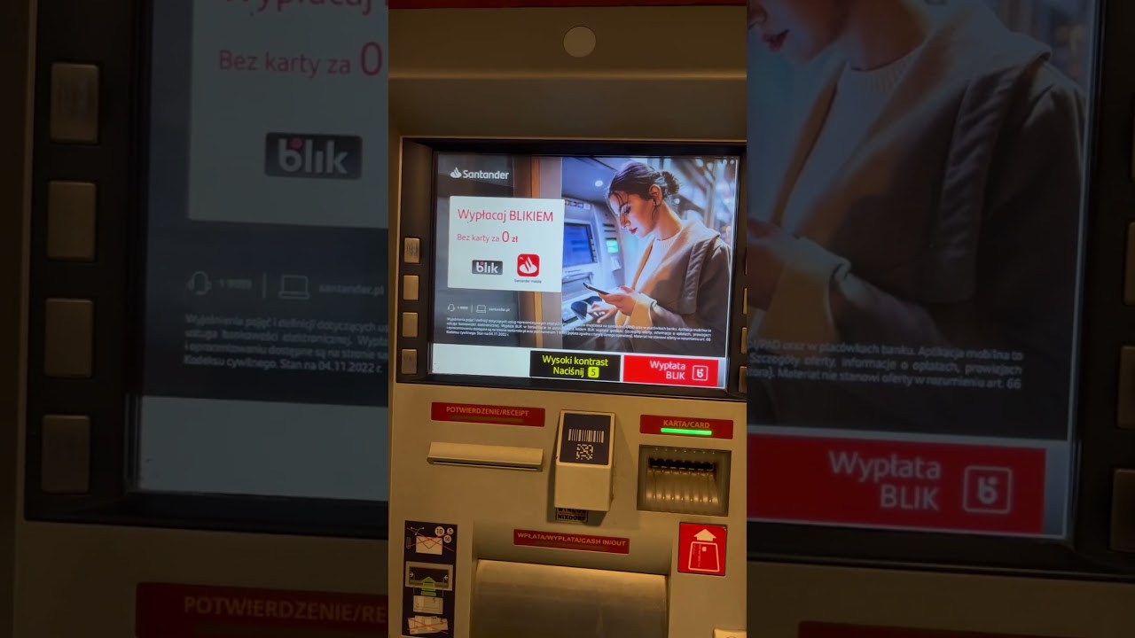 Santander i nie działające wpłatomaty od dłuższego czasu.. #santander #damaged #kolo #viral