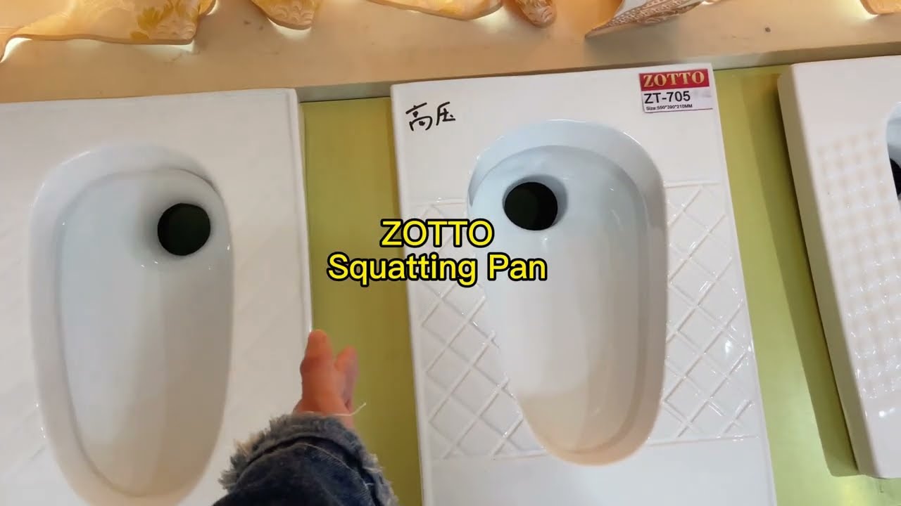 High Quality Squatting pan-ZOTTO Sanitary Ware, Ceramic basin wc toilet supplier السيراميك القرفصاء
