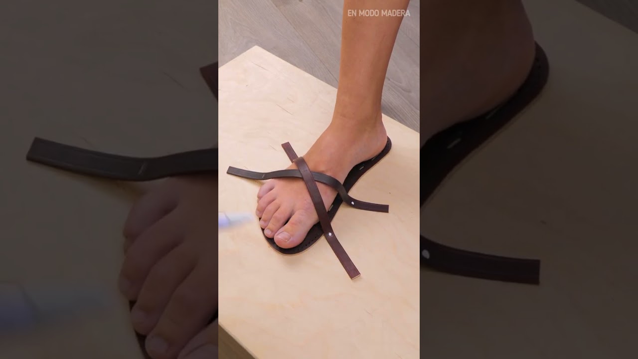 Sandalias hechas a mano 👡 Incre&iacute;bles artesan&iacute;as en cuero