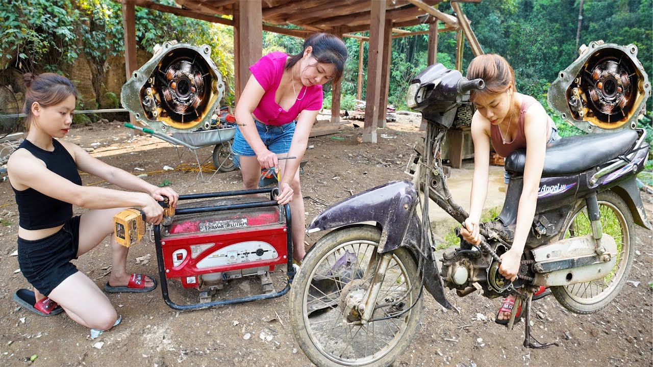 TIMELAPSE VIDEO:REPAIR ANDRECOVERY OFDAMAGEDVEHICLES.MECHANIC. REPAIRRECOVERY \ RepairGirl