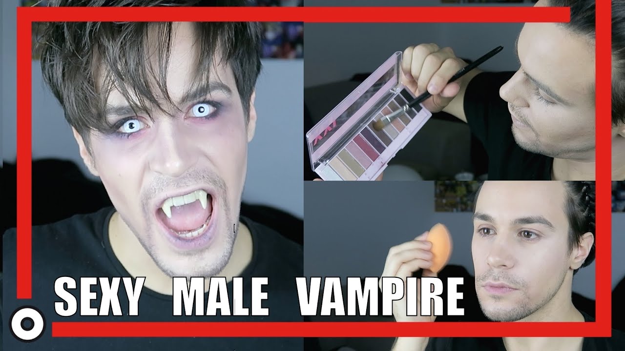 Sexy Male Vampire Make up Tutorial | BEAUTY