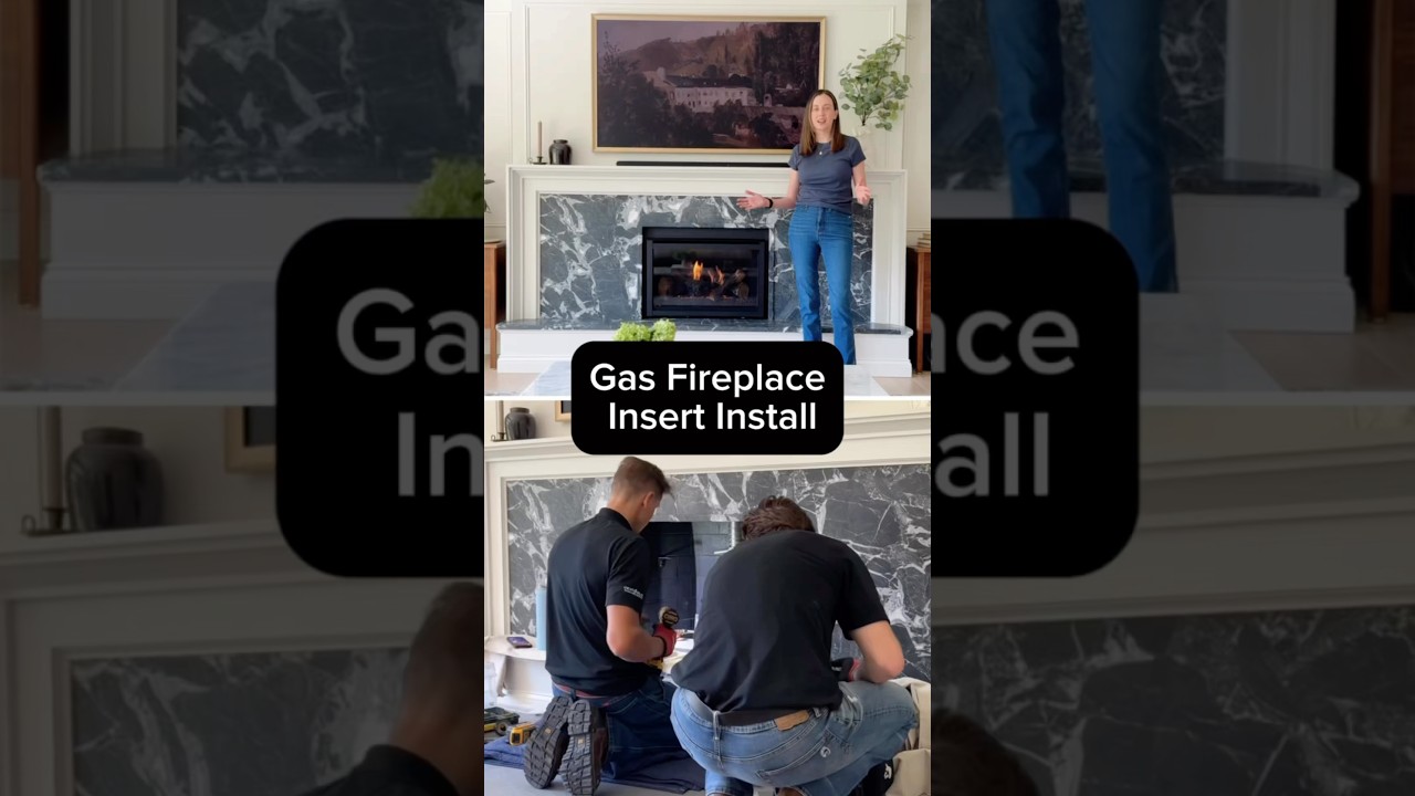 Gas Fireplace Insert Installation 