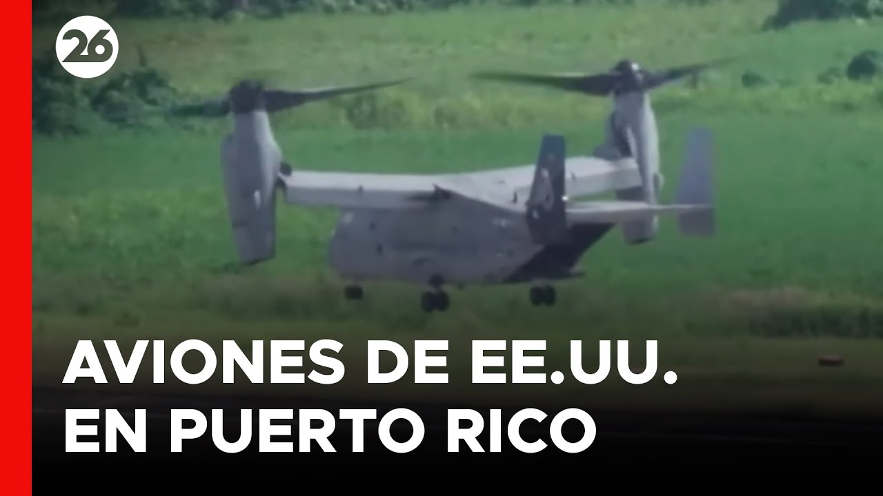 🇵🇷 PUERTO RICO | Aviones militares de EEUU en una antigua base naval