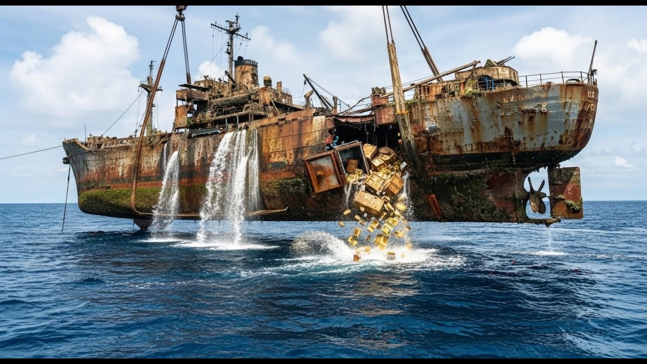 Salvage & Restoration: Military Ship with $700 Billion Vault Lost at Sea ⚓💰🚢
