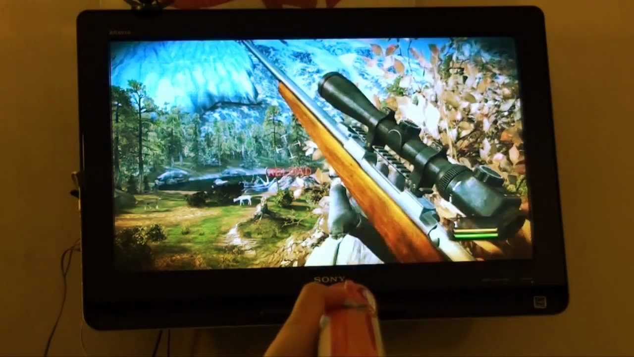 Top Shot Fearmaster Controller w/ Cabela's Dangerous Hunts 2013 Gameplay