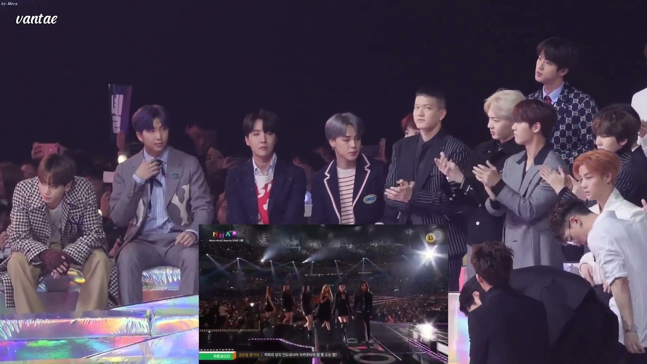 BTS REACTION TO (G)I-DLE's SPEECH AT MMA 2018 [ NEW GIRLGROUP ]