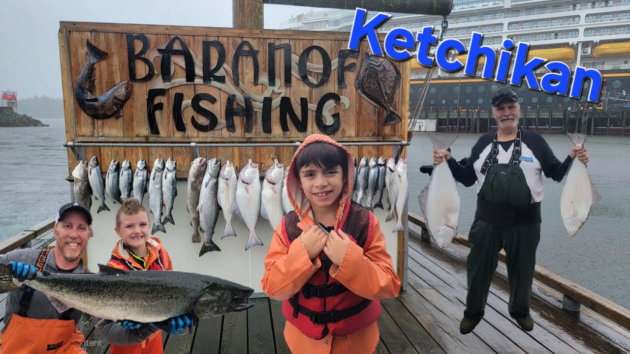 Fishing in Ketchikan Alaska July 2024 with Baranof fishing excursions
