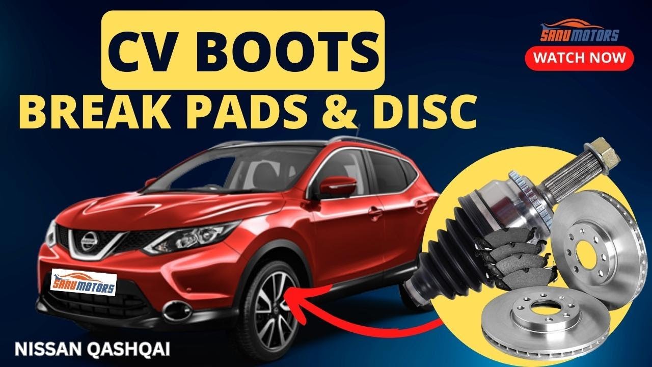 Nissan Qashqai Inner CV BOOT Change and Front Brake Pads and Disc Replacement 💥🔥👍