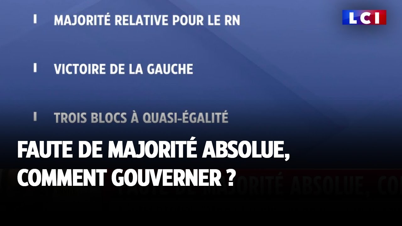 Faute de majorité absolue, comment gouverner ?
