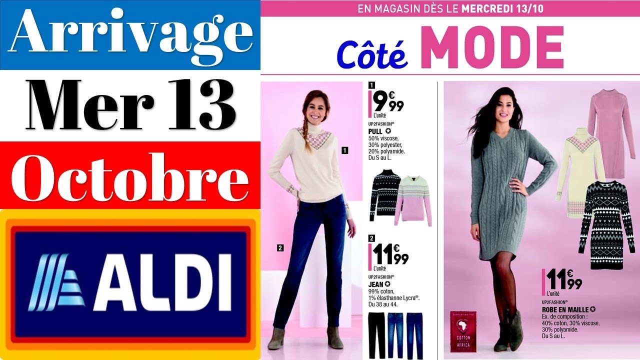 Catalogue Aldi France Arrivage Mercredi 13 Octobre 2021 