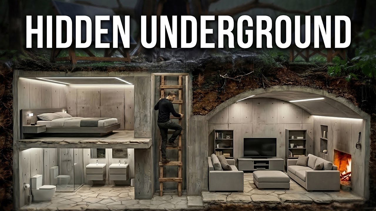 No One Knew This Was Here — A Hidden Modern Underground Home