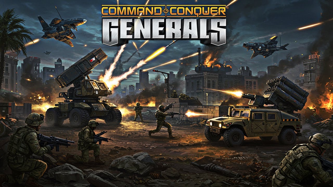 BOSS USA 7 против 1 USA Supreme - Command & Conquer Generals Apocalyptic