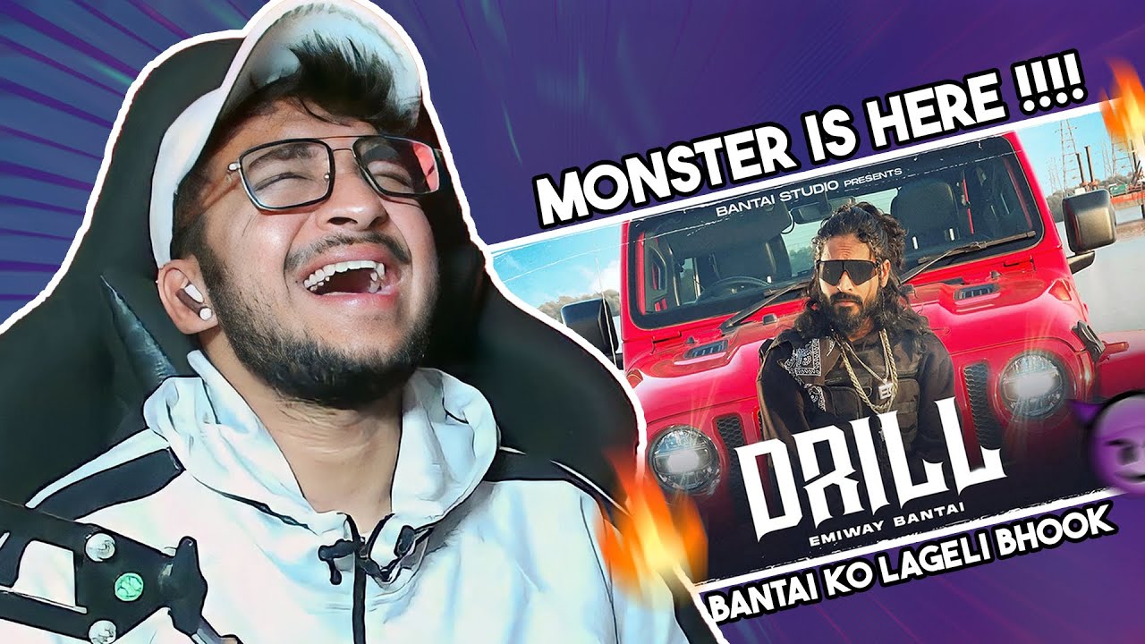EMIWAY - DRILL Reaction Video (OFFICIAL MUSIC VIDEO) - JUNIOR REACTS