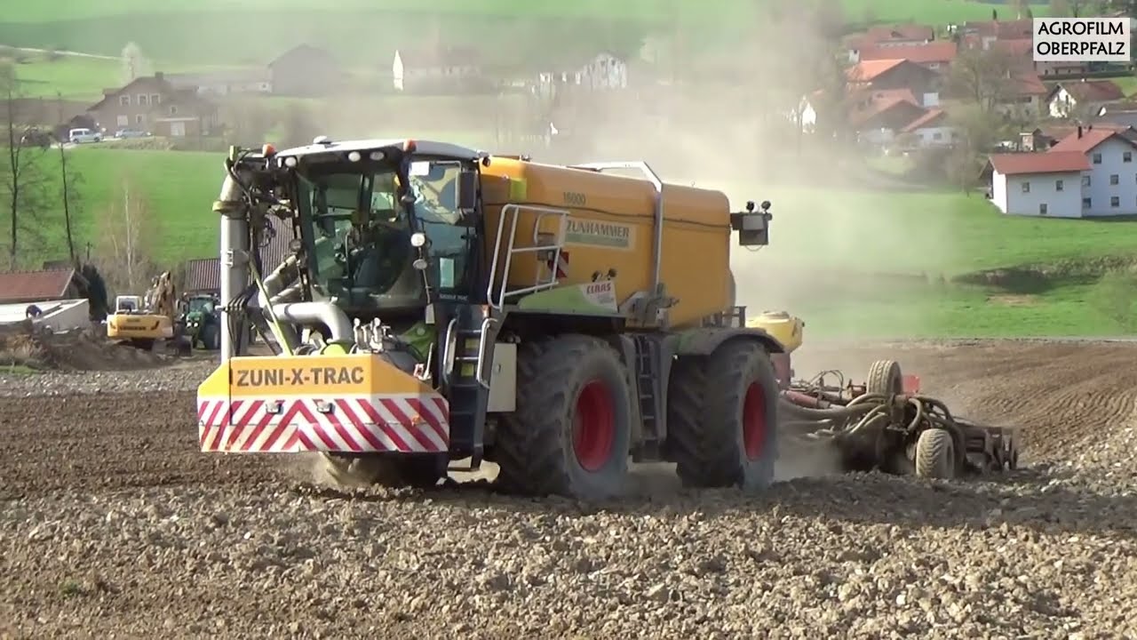 Gülleausbringung mit Claas Xerion 4000 - ZUNI-X-TRAC - Güllemeinschaft Regental - Zunhammer