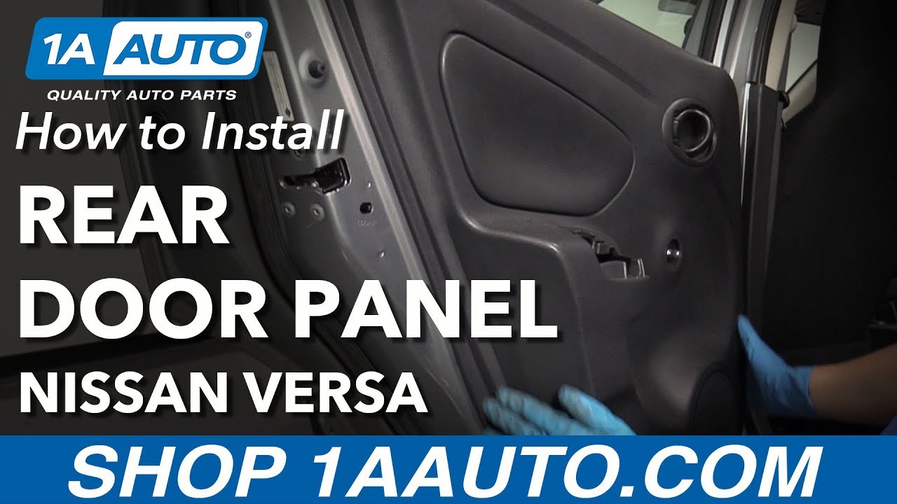 How To Remove Rear Door Panel 12-19 Nissan Versa
