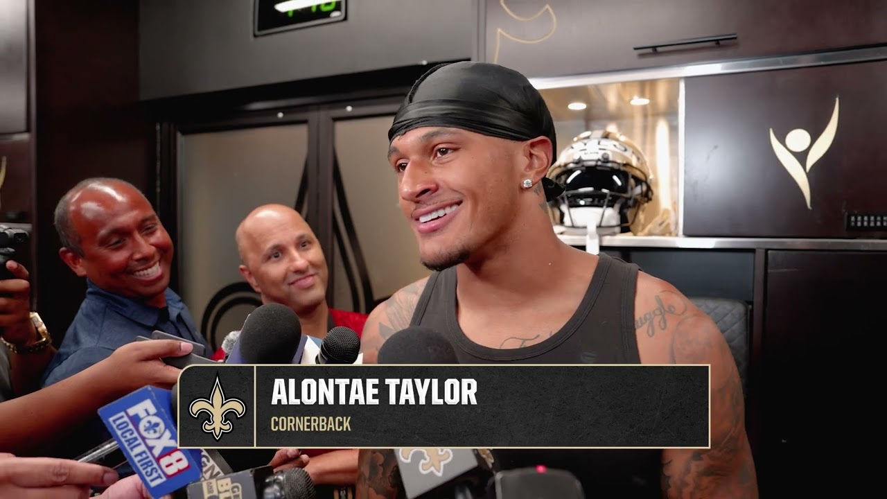 Alontae Taylor on defensive scheme, Kellen Moore | 2025 Saints OTAs