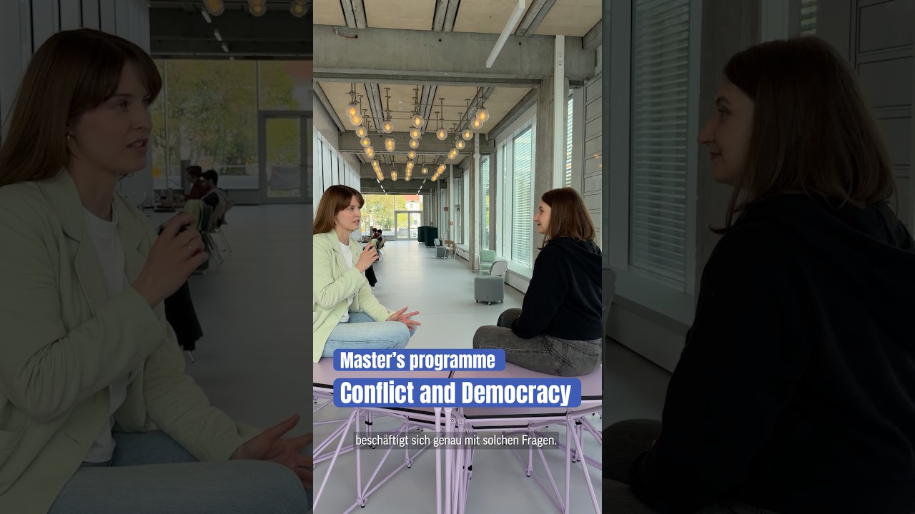 The interdisciplinary Master&rsquo;s programme Conflict and Democracy 📌 #studyingermany #studyineurope