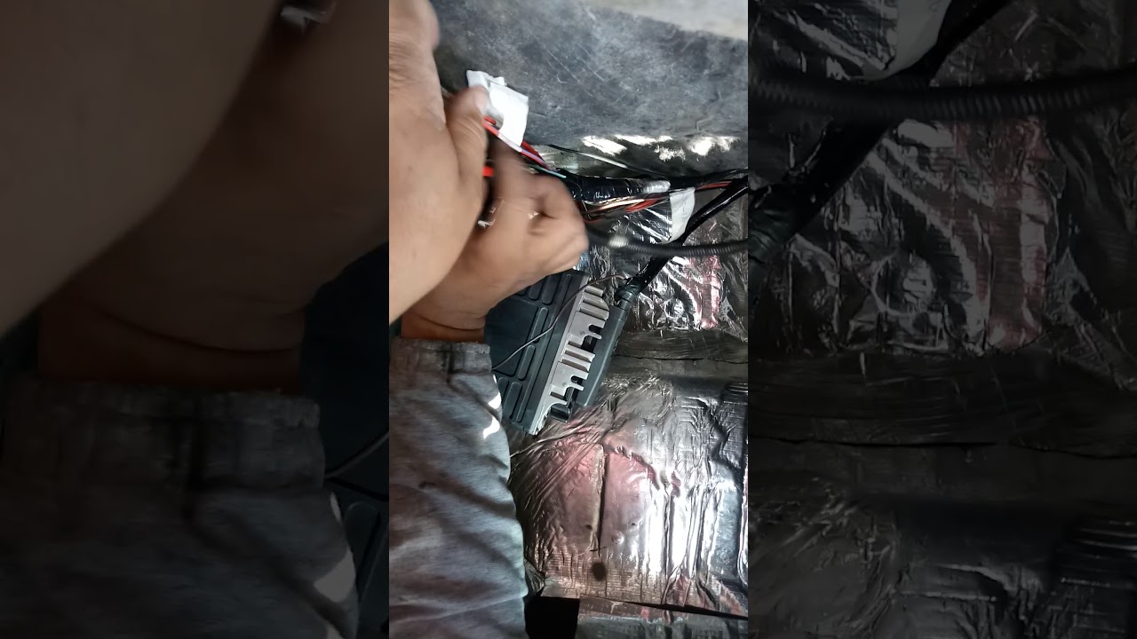 Como ligar o módulo da injeçao eletrônica e a tomada de diagnóstico no Gol Quadrado