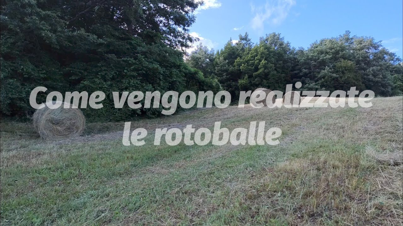 Come vengono realizzate le rotoballe ( FHD 1080p )