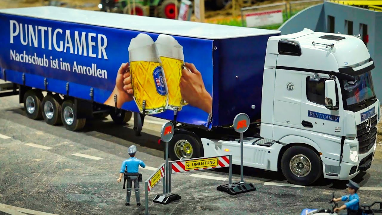 🚨 Having FUN with RC Trucks @Weststeirische Minibaustelle - Don&acute;t joke with the POLICE 👮&zwj;♂️!