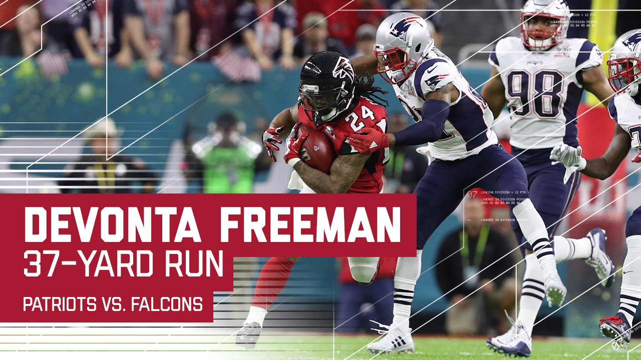 Devonta Freeman Breaks Huge Run! | Patriots vs. Falcons | Super Bowl LI Highlights