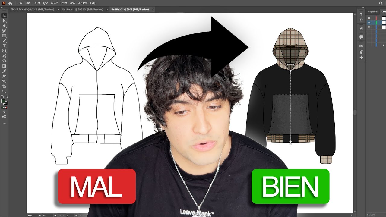 COMO CREAR MOCKUPS PARA DISEÑO DE MODA CON ADOBE ILLUSTRATOR