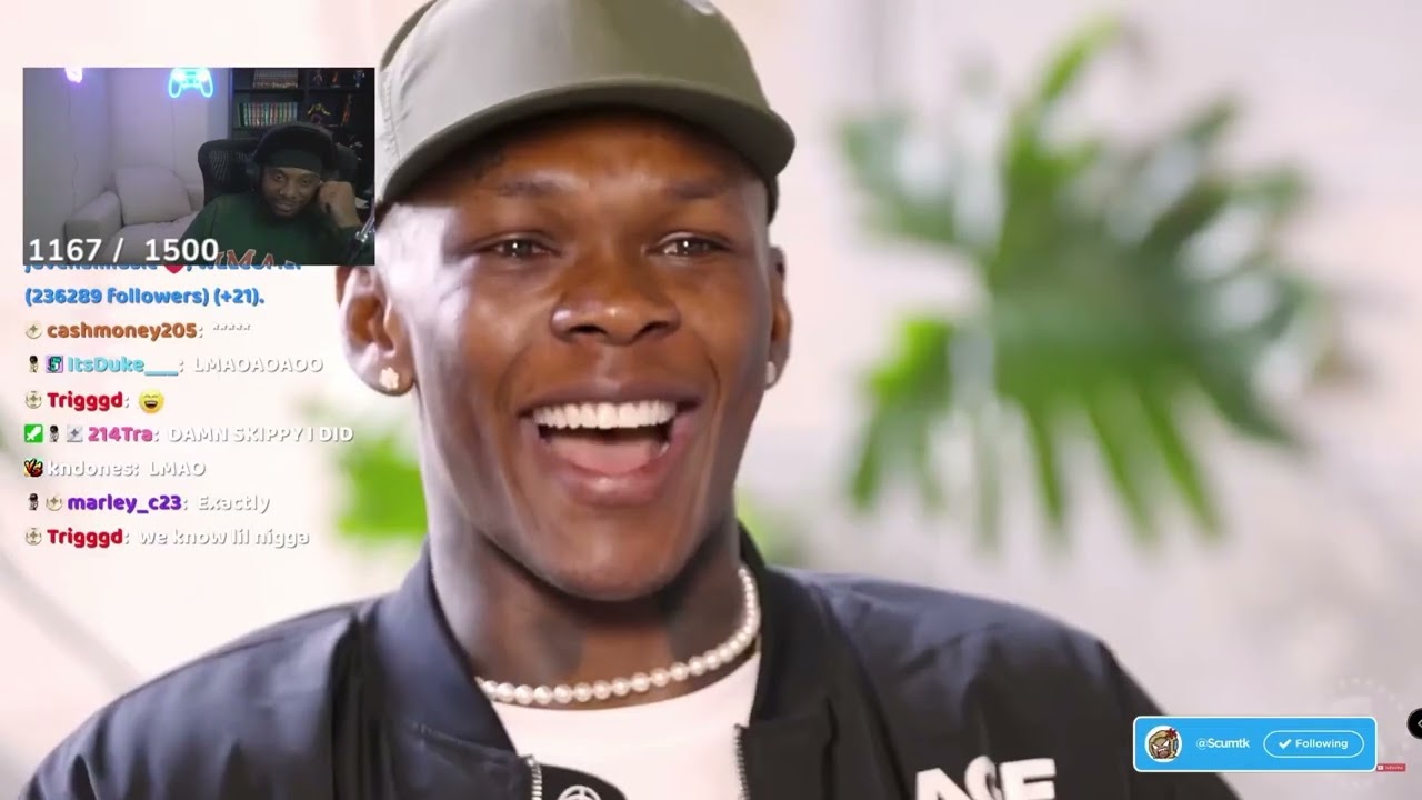 scumtk reacts to ISRAEL ADESANYA: Sundae Conversation