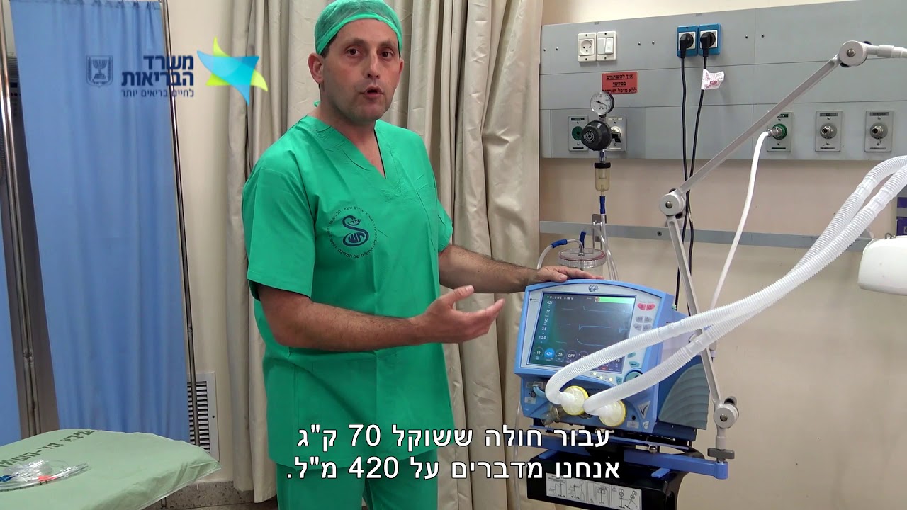 קביעת מדדי הנשמה בנשם לחולה קורונה עם ARDS