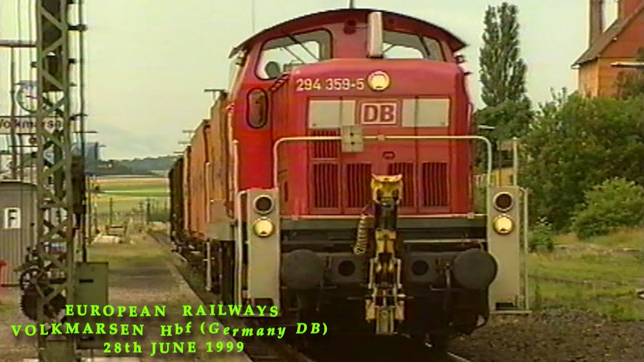 European Railways in the 1990s Volkmarsen Hbf (Germany DB) on 28th June 1999