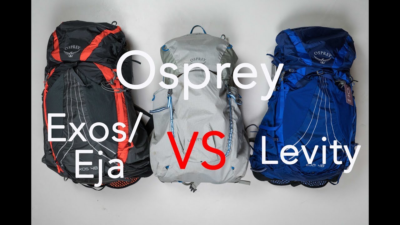 Osprey Exos vs Levity - Which Backpack to get?