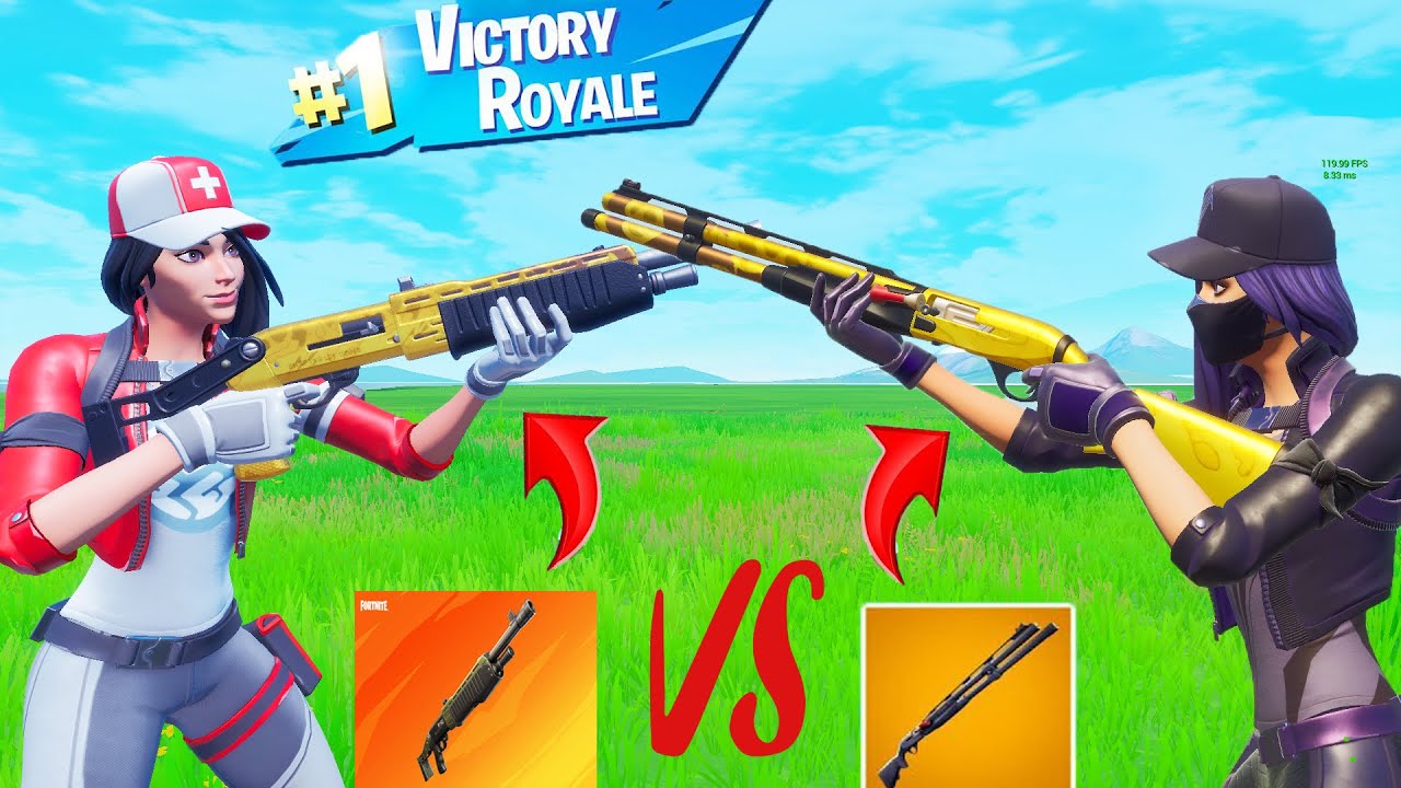 PUMP SHOTGUN VS COMBAT SHOTGUN | FORTNITE | WHICH IS BEST SHOTGUN