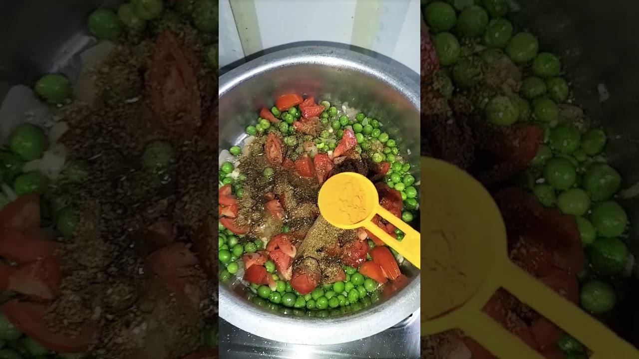 #matar pulao recipe #matar #rice 🍲
