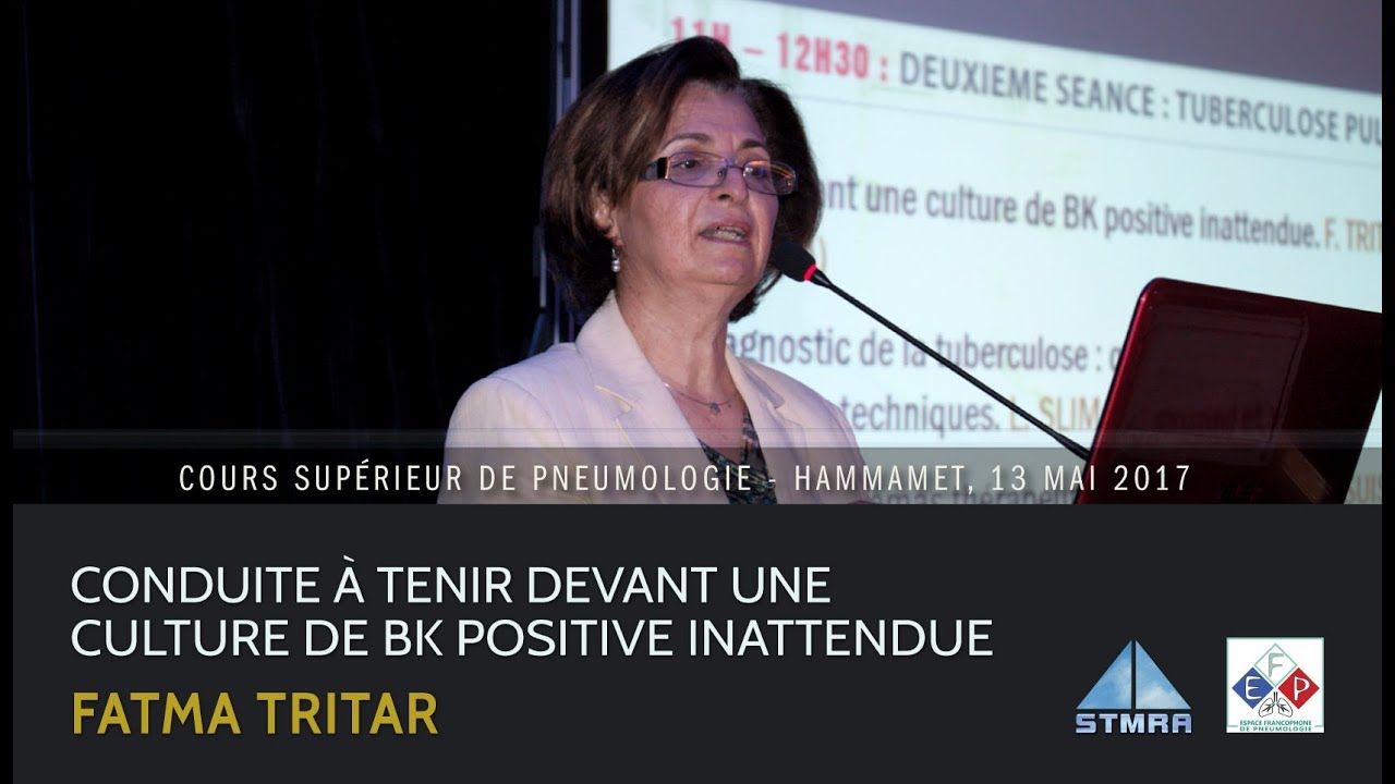 Conduite à tenir devant une culture de BK positive inattendue. Fatma Tritar
