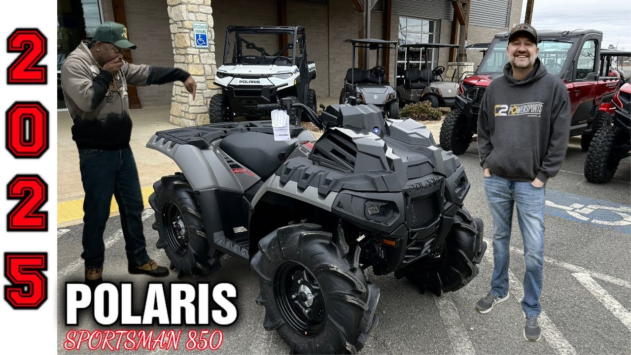 POLARIS SPORTSMAN 850 MUD EDITION 2025 ГОДА — ТИТАНОВЫЙ МЕТАЛЛИК *СОВЕРШЕННО НОВЫЙ*