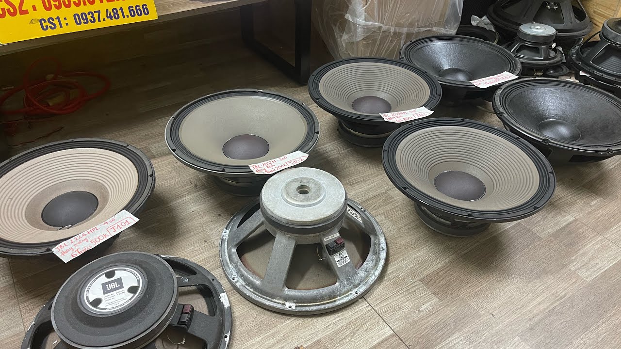 Loa bass rời xịn JBL - RCF - BMB tháo thùng . LH 0937.481.666
