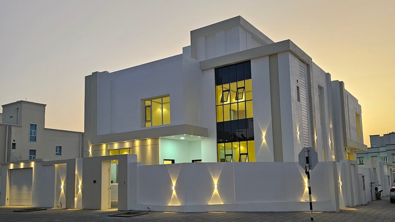 فلل عصرية للبيع في المعبيلة الجنوبية المرحلة الرابعة تغطية المهندس سالم البرواني