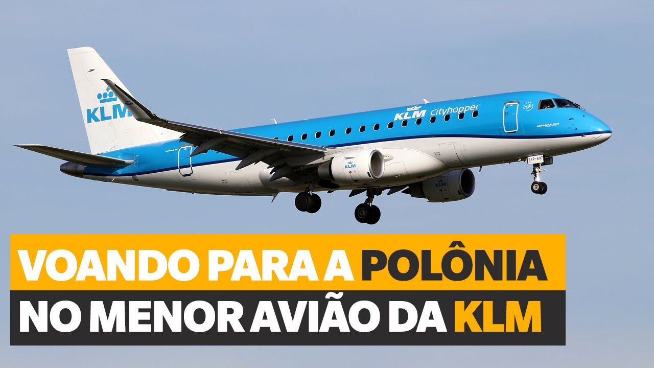 VOANDO NO EMBRAER 175 DE AMSTERDAM PARA GDANSK NA POLÔNIA