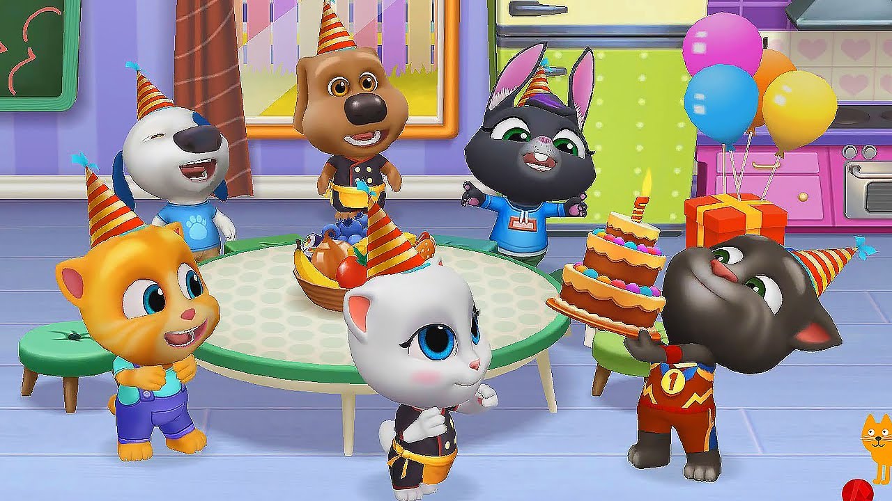 My Talking Tom Friends NEW UPDATE - Episode 54 (iOS,Android) Gameplay Walkthrough (Outfit7) - HD