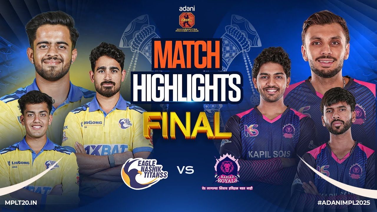 Nashik Chase Down Huge Target in Last Over To Clinch Maiden Title | Final Highlights | MPL 2025