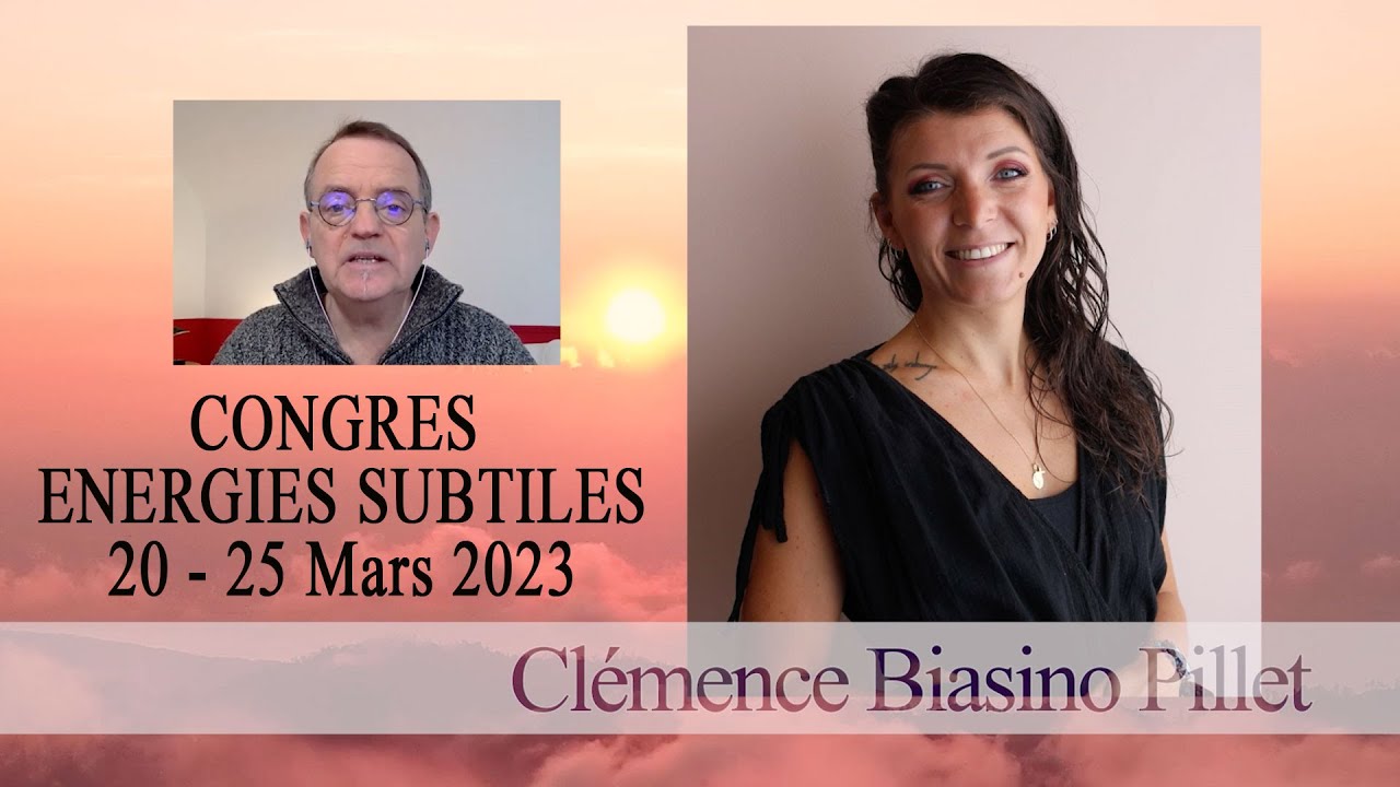 Clémence Biasino Pillet, thérapeute, accompagnatrice spirituel, au Congrès "Energies Subtiles" 2023