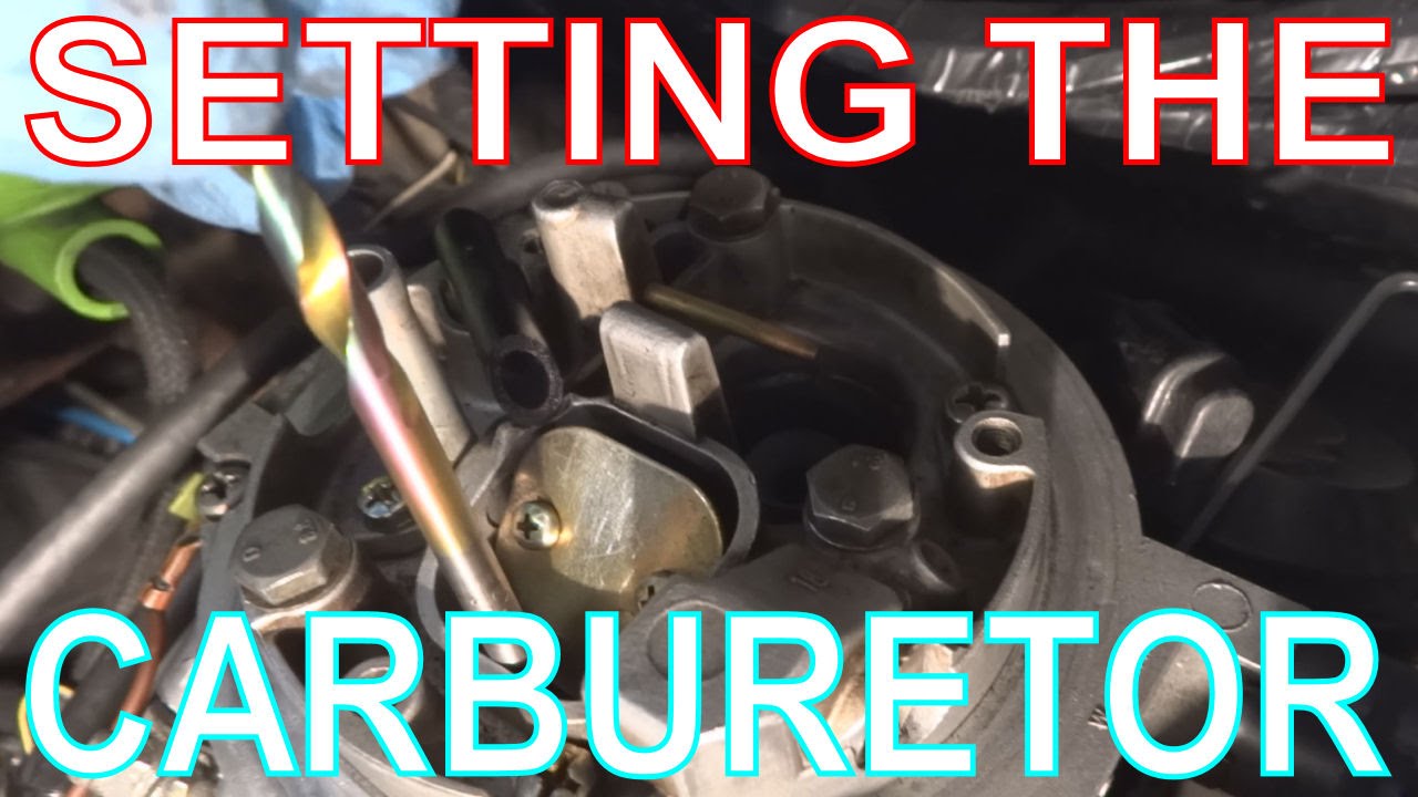 VW Golf Carburetor Adjustments. Setting Fast Idle & Choke on Pierburg 2E2 Carb