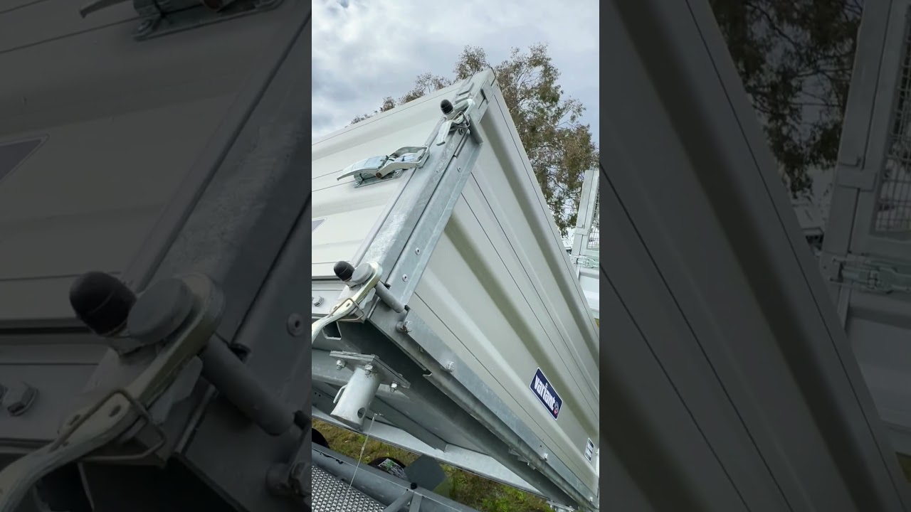 Tandem Trailer with Aluminium Hydraulic 3-Way Tipper Trailer  #tippertrailer #heavydutylightweight