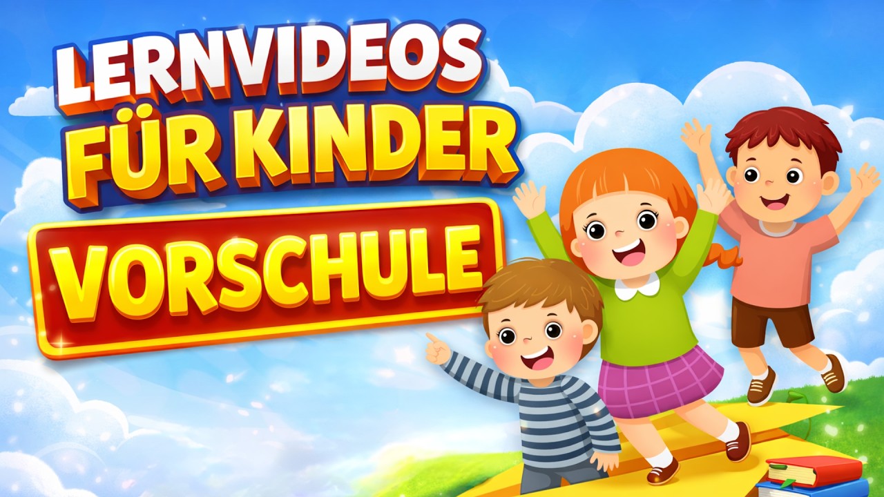 Lernvideos f&uuml;r Kinder | Vorschule | ABC, Farben, Zahlen, Tiere, Obst und Gem&uuml;se spielerisch lernen
