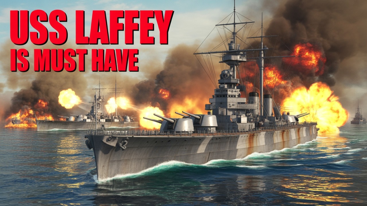 USS Laffey против Gearing: какой эсминец победит?