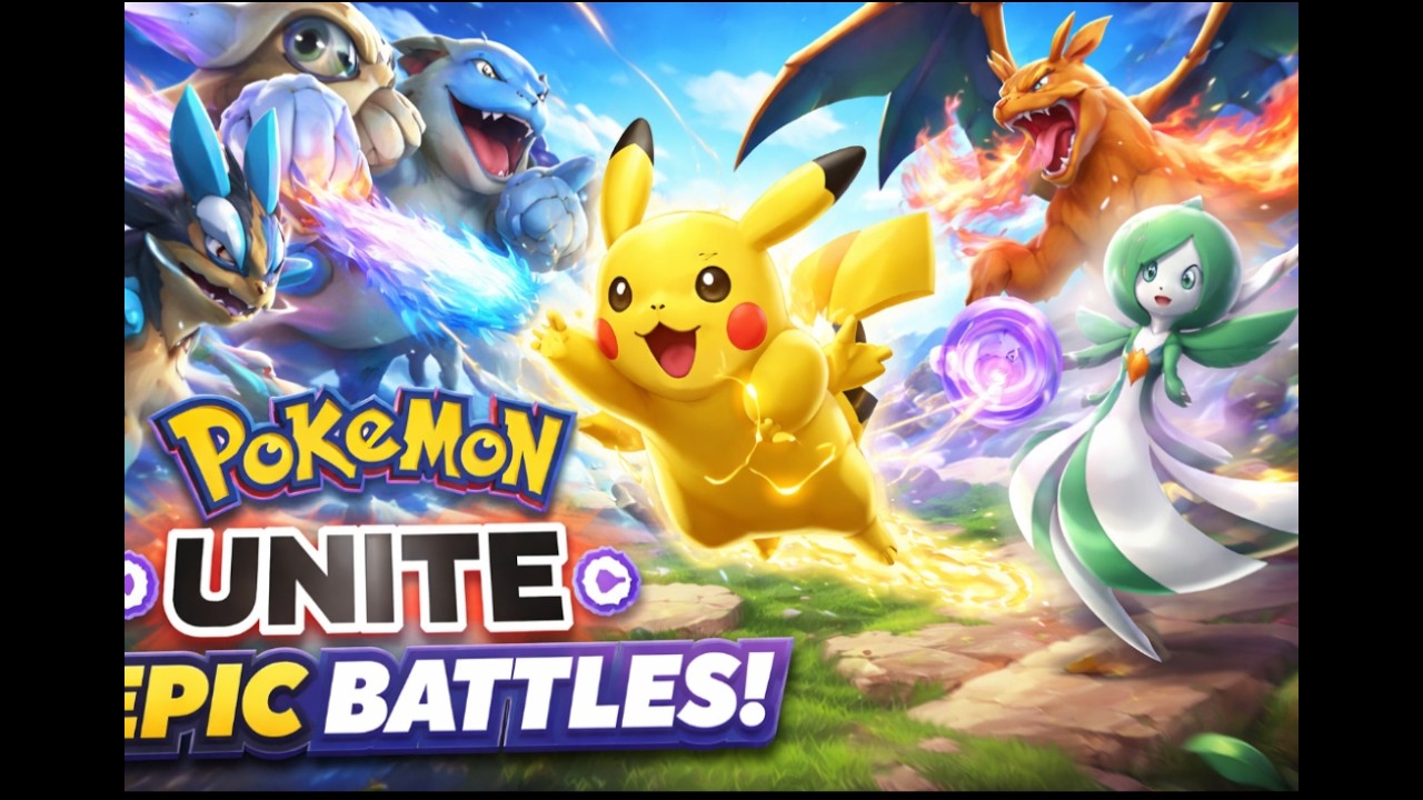 POKEMON UNITED EPIC 5V5 BATTLE GAME PLAY VIDEO