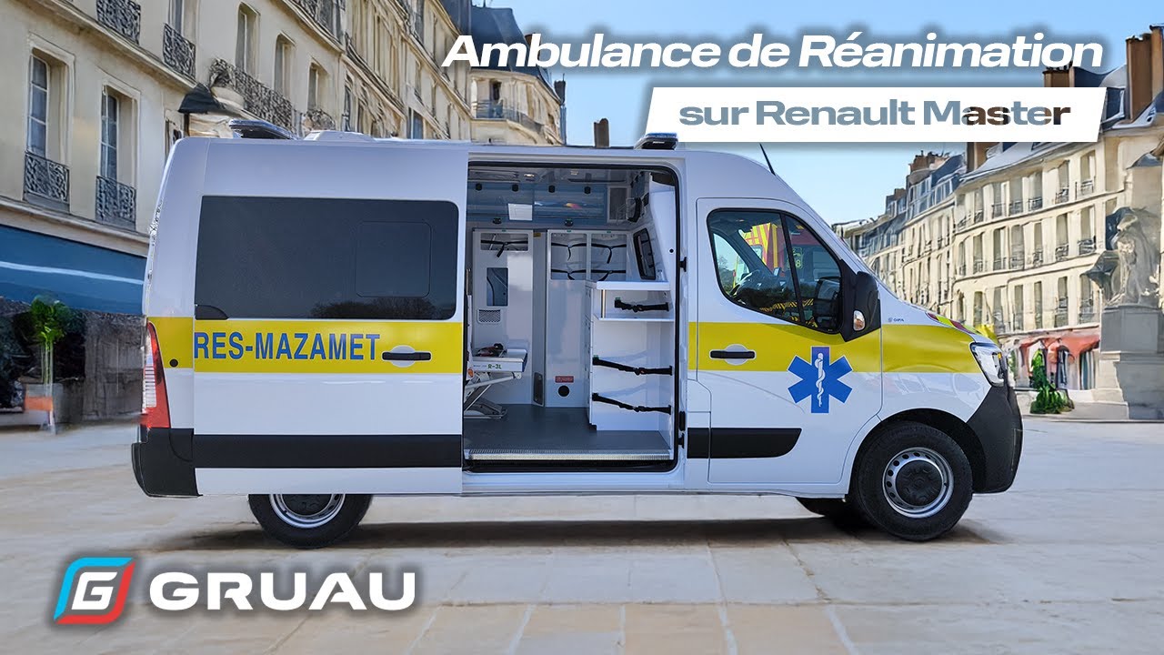 Nouvelle Ambulance de Réanimation sur Renault Master