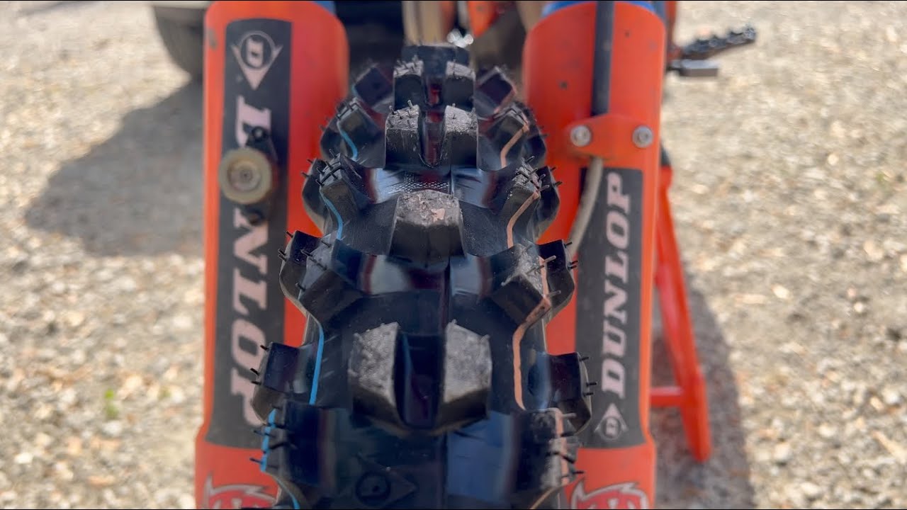 Testing New Dunlop Mx 34 Front Tire With Dry Conditions!