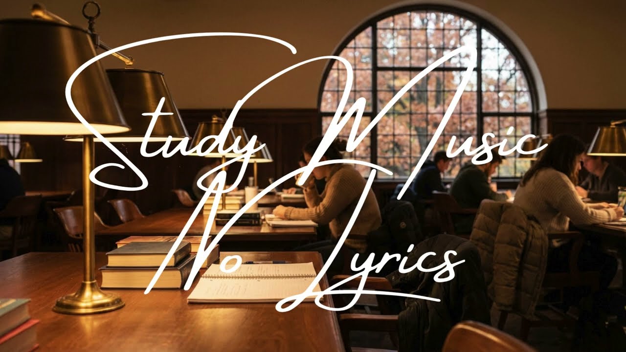 Study Music No Lyrics • Chill R&B for Concentration • 1 Hour Continuous