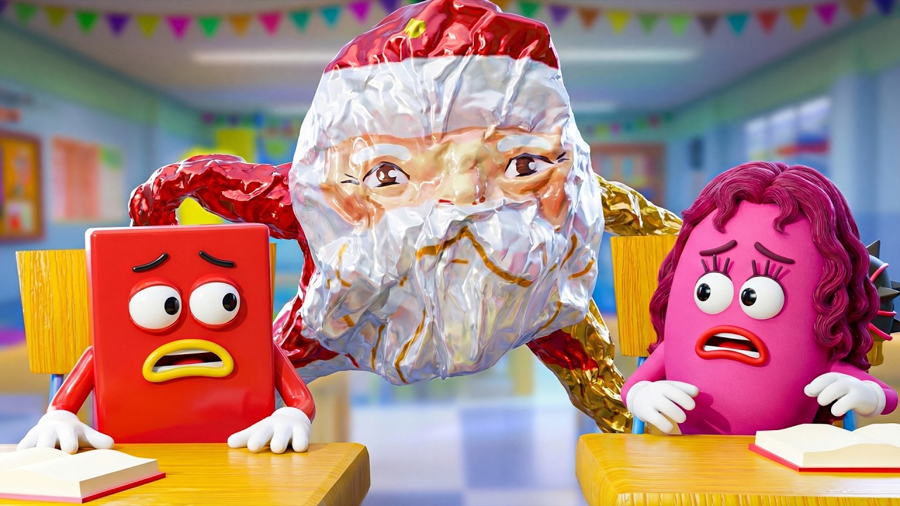 SHAPES & GOO GOO GAGA AT SCHOOL?! (Save The Shapes Animation)